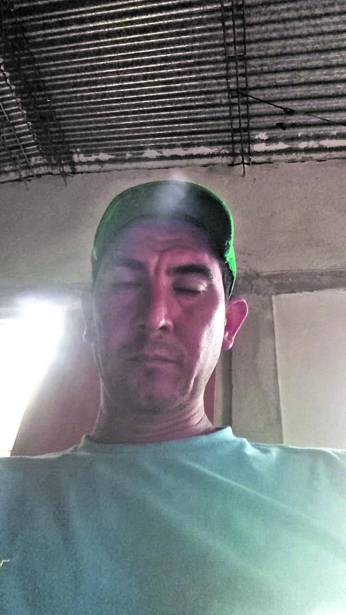 ARIEL BALTAZAR GRANEROS. Tiene 36 años y es agricultor.
