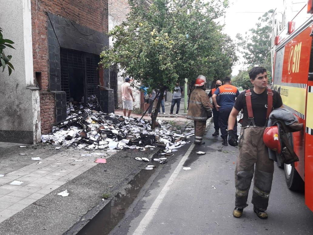 Barrio Sur: un incendio alarmó a los vecinos
