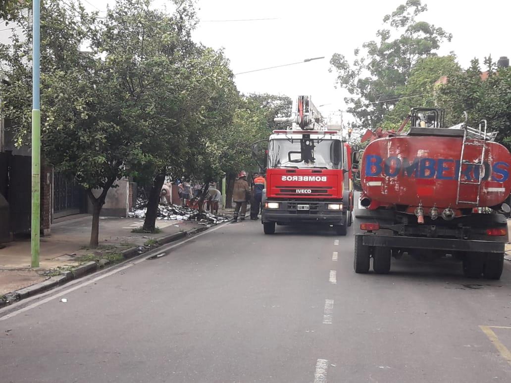 Barrio Sur: un incendio alarmó a los vecinos