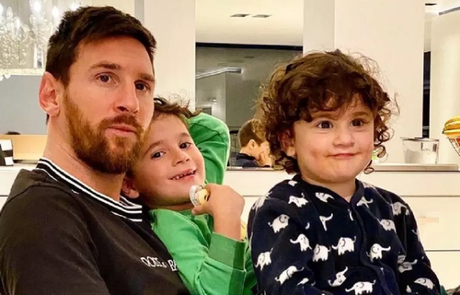 EN FAMILIA. Messi sueña con mudarse a los Estados Unidos. 