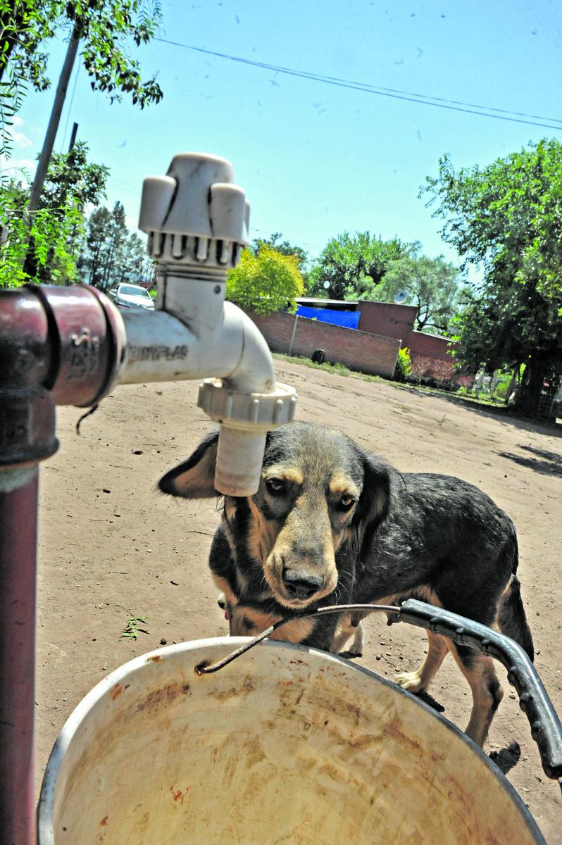 POCA AGUA POTABLE. El agua les llega a los lugareños en camiones cisterna; no es suficiente para abastecer a la población.