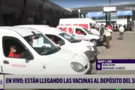 Se concretó el traslado de las vacunas Sputnik V al depósito del Siprosa