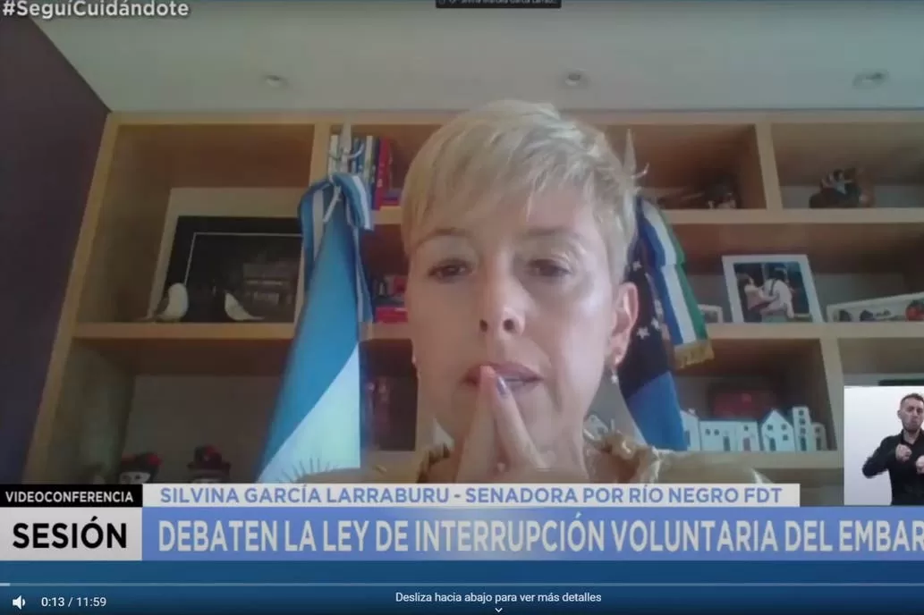  Aborto: con el cambio de postura de la senadora García Larraburu, los verdes se esperanzan