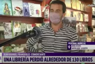 Entró agua a una librería y se perdieron entre 130 y 140 libros