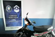 Persecución: recuperan una moto robada