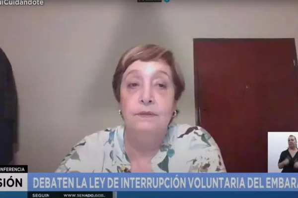 Aborto: Beatriz Mirkin ratificó su voto positivo al proyecto