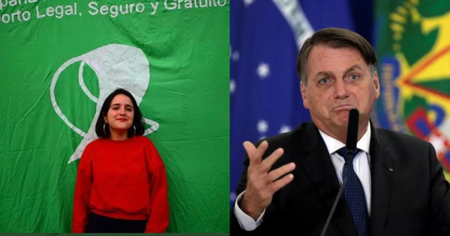 Ofelia Fernández respondió a Bolsonaro por su crítica a la legalización del aborto