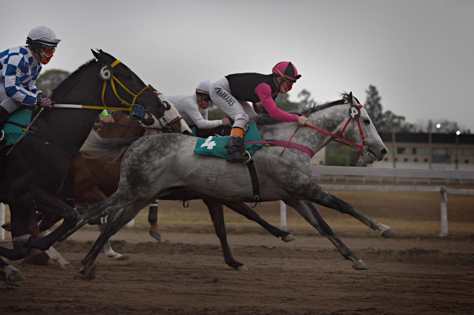 CON BARBIJOS. Las carreras volvieron al hipódromo tras cuatro meses. 