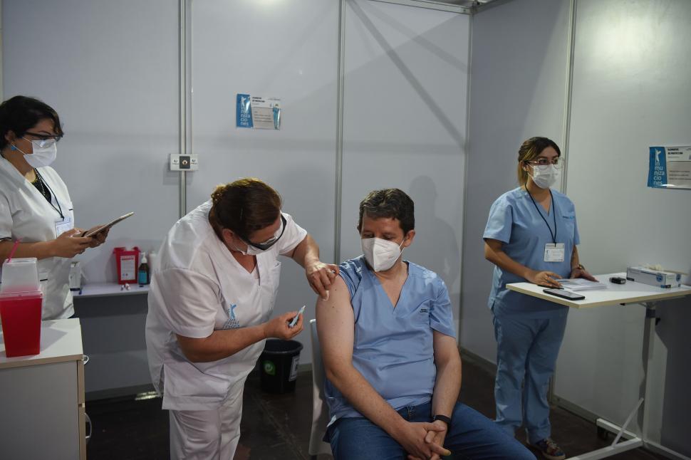 LA ESPERANZA. Anteayer se inició la campaña nacional de vacunación. 