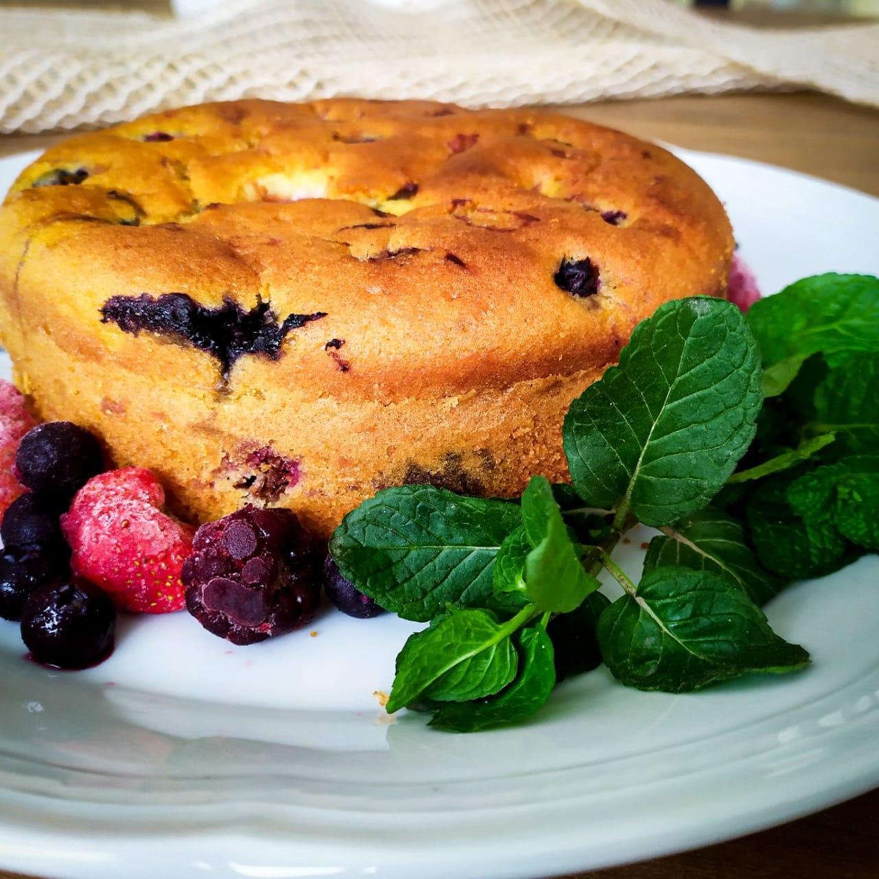 Cake de frutos rojos 