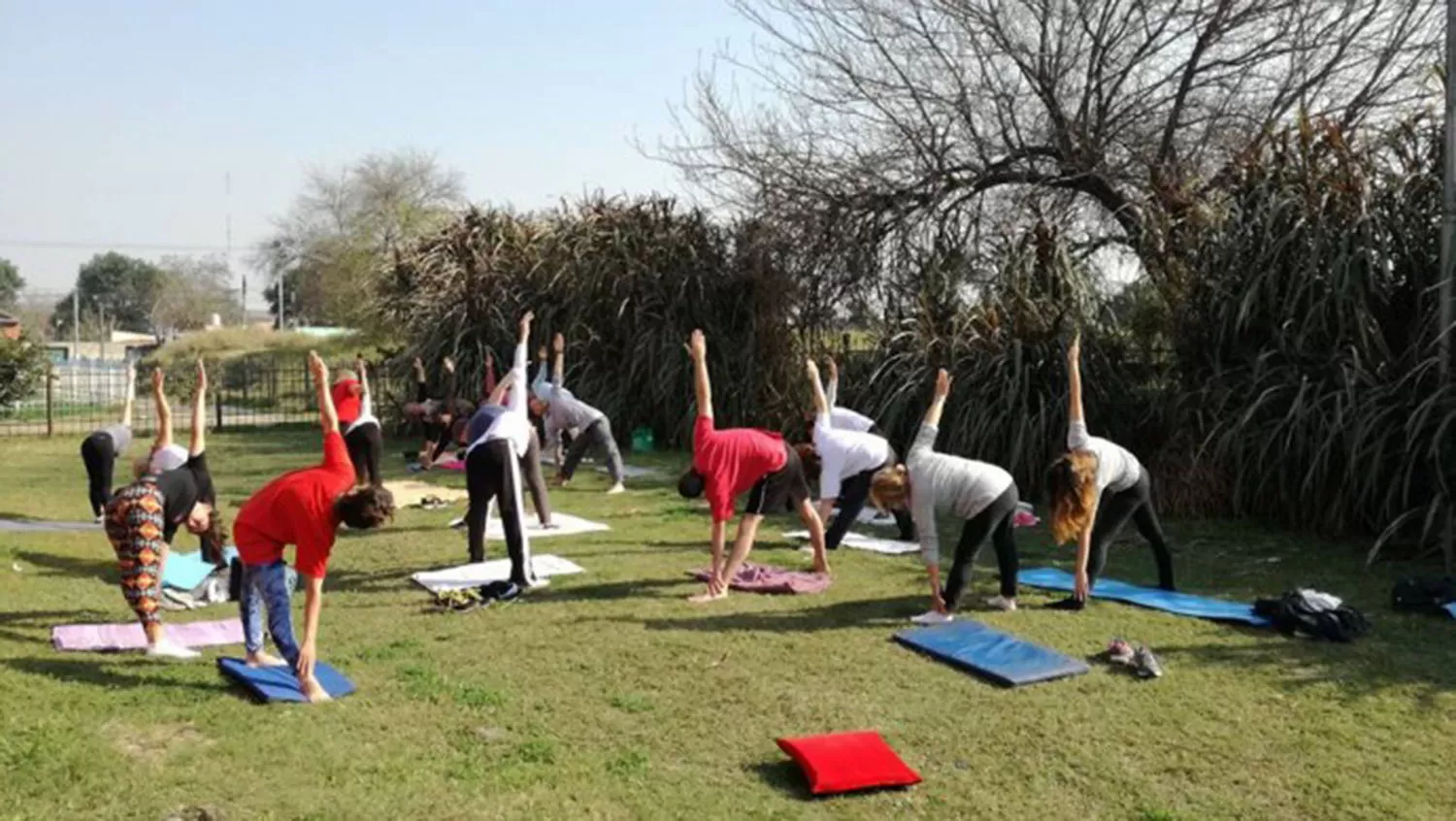 Yoga y gimnasia: clases gratuitas y al aire libre