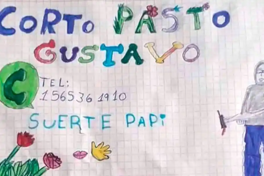 El dibujo viral de su hija cambió la suerte de un tucumano que estaba sin trabajo