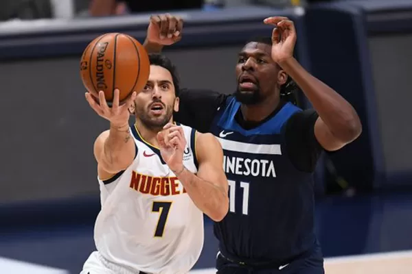 Una jugada de Campazzo entre las 10 mejores de la última fecha en la NBA