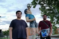 Maradona ya tiene su estatua en Famaillá