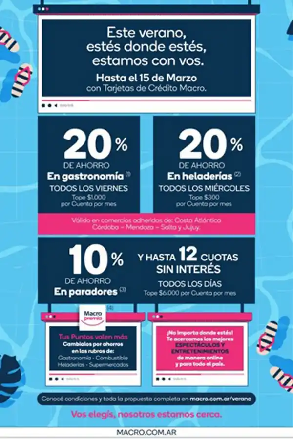 Macro anunció descuentos para los turistas en Costa Atlántica, Córdoba, Salta y Jujuy