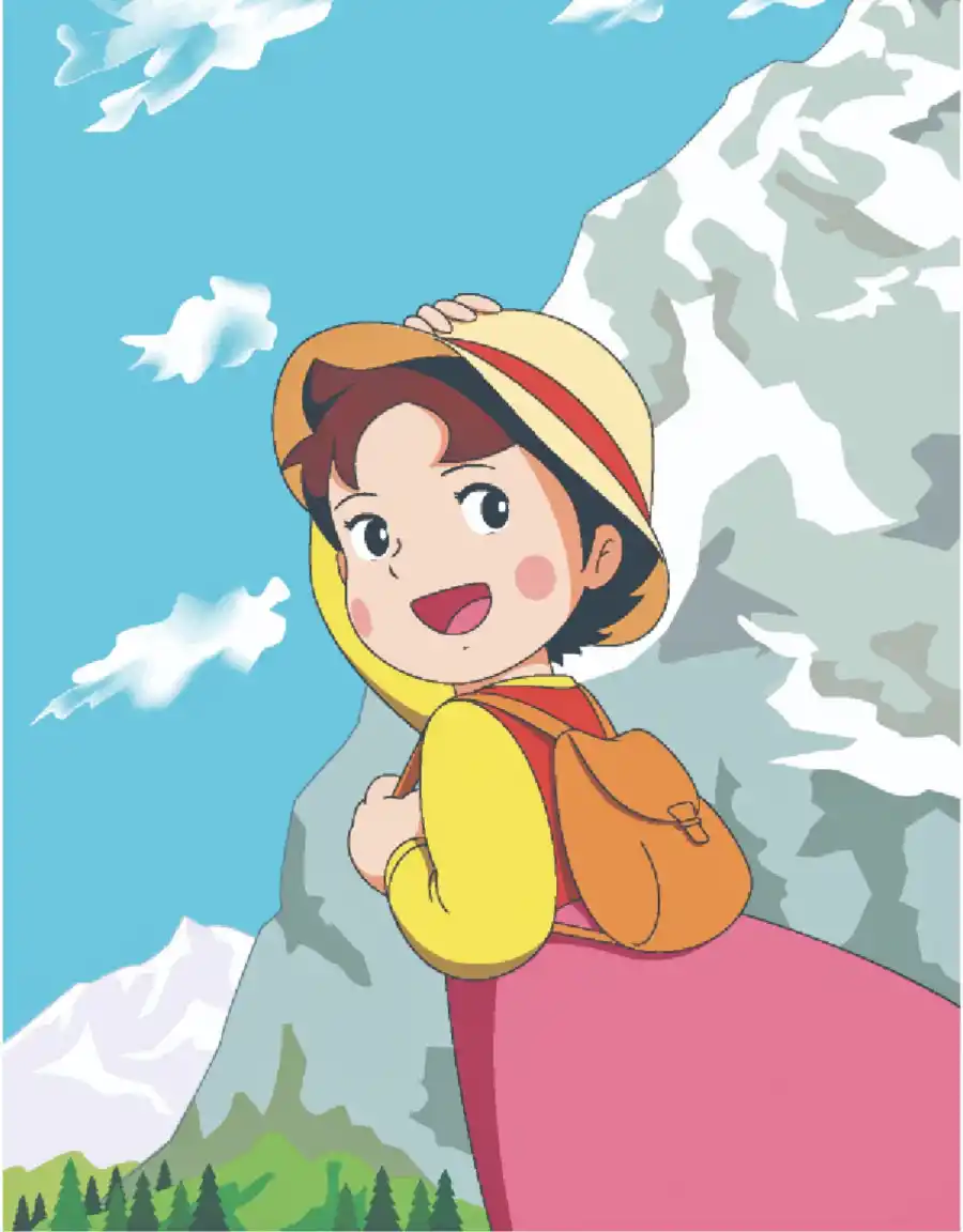  HEIDI. El clásico animé de la huerfanita de los Alpes cumplió ayer 47 años. La plataforma presenta 52 espisodios en dos temporadas.