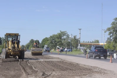 Las obras en la ruta 157 recuperan uno de los caminos clave de la producción, según Jaldo