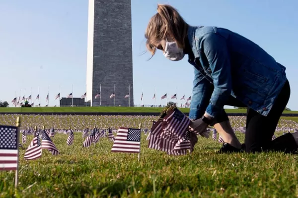 Coronavirus: Estados Unidos superó por primera vez los 4.000 muertos en un día