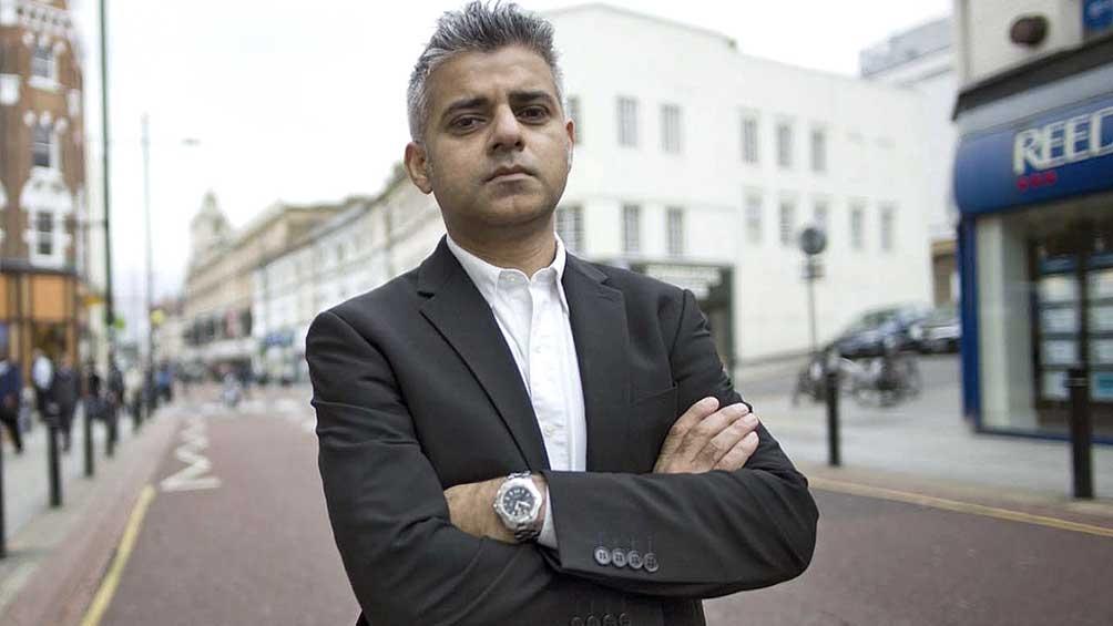 Sadiq Khan, alcalde de Londres. Foto de Télam.