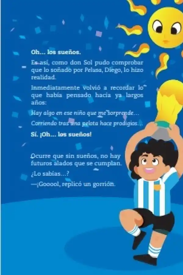 LA OBRA. Una de las páginas internas del libro, con ilustraciones de Daniela Valdecantos.  