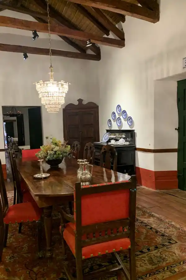 EL COMEDOR. Un espacio bellamente conservado. 