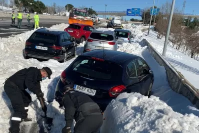 Madrid, por Filomena, está cubierta de nieve