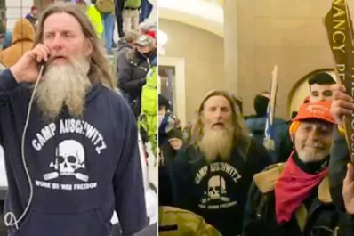 El FBI detuvo al seguidor de Trump que vestía buzo pronazi durante los disturbios en el Capitolio