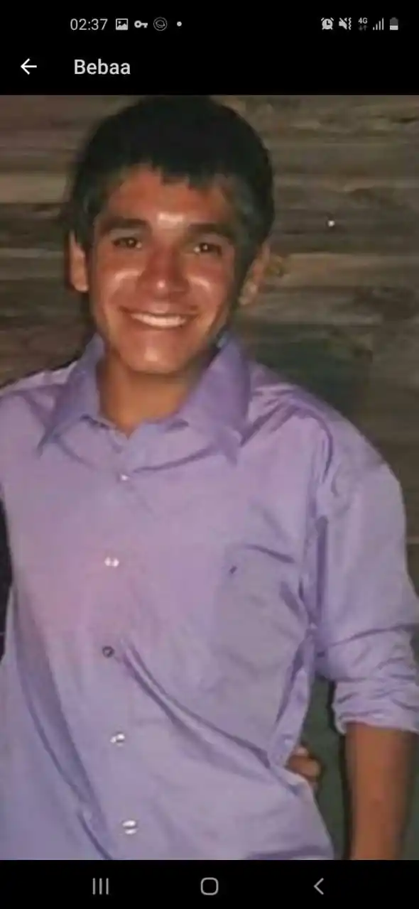 VÍCTIMA. Franco Gastón Nóblega.