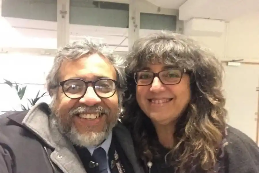  María Clara Medina y Raúl Carrizo.