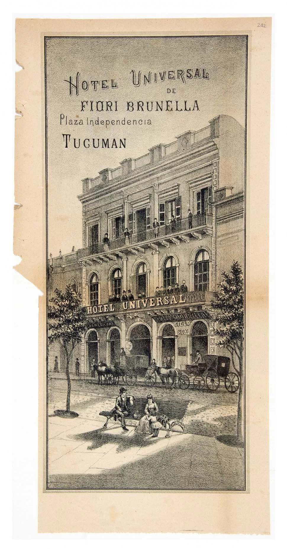Tucumán retro: el “Hotel Universal”, en 1893