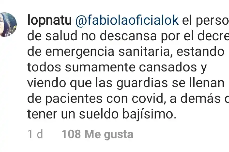 No hay nadie que se merezca más un descanso que Alberto, dijo Fabiola Yáñez