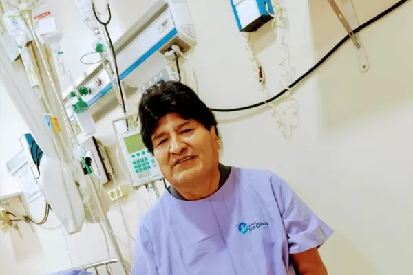 Me siento muy bien, dijo Evo Morales tras ser internado por covid-19