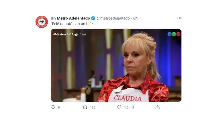 Mirá los mejores memes que  generó  la victoria de Claudia Villafañe en MasterChef 