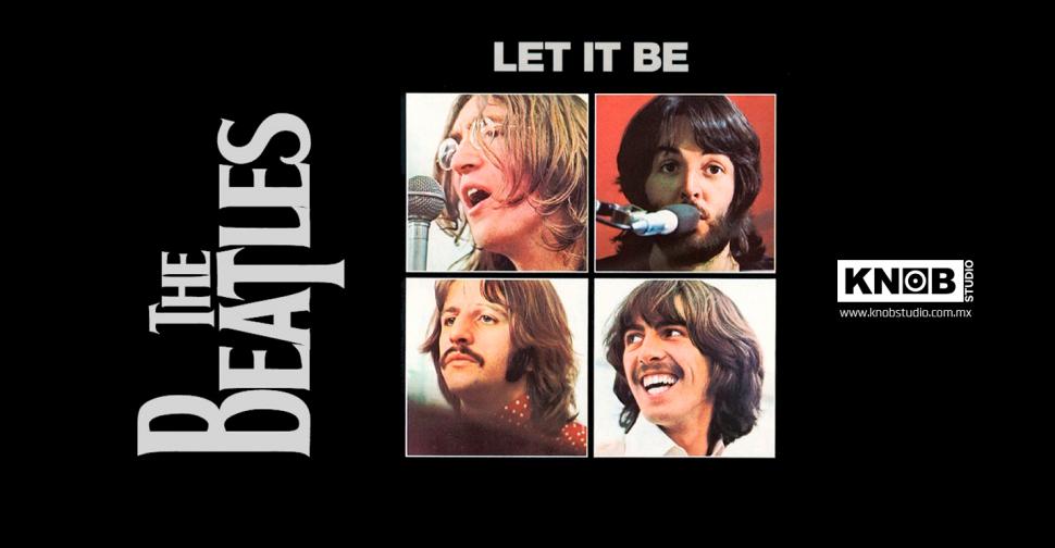 CARÁTULA DEL DISCO “LET IT BE”. Los Beatles se estaban separando.