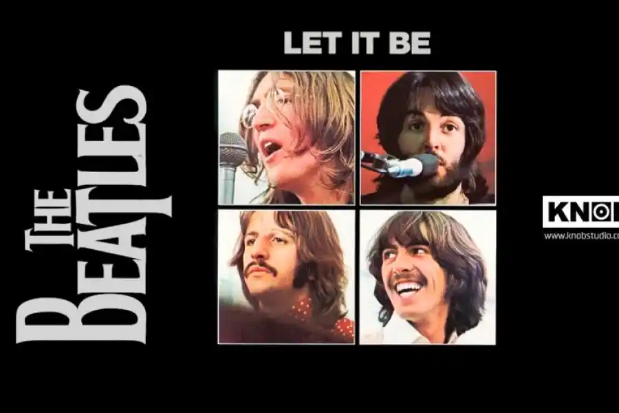 CARÁTULA DEL DISCO “LET IT BE”. Los Beatles se estaban separando.