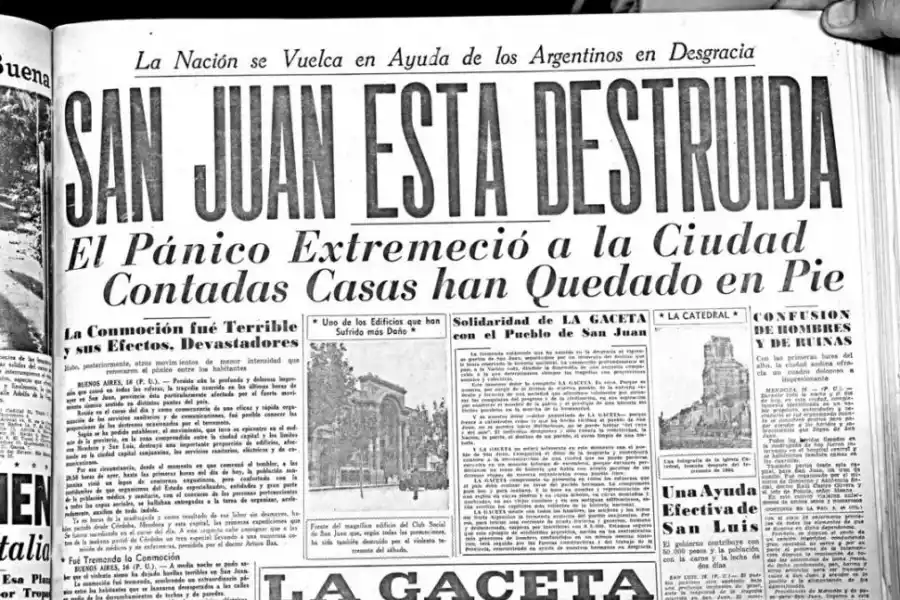 DOLOR. A dos días del sismo se veía que la ciudad había sido destruida y crecía la conmoción.