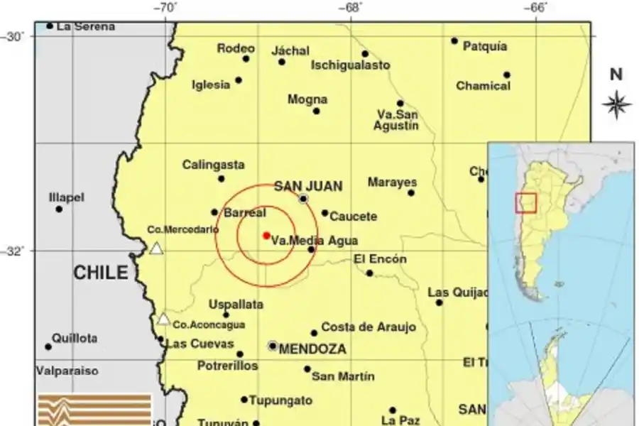 Un terremoto sacudió a San Juan y se sintió con fuerza en Tucumán