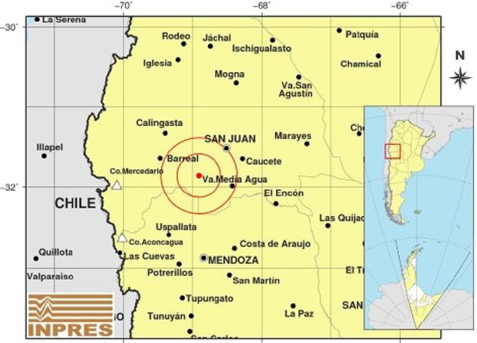 Un terremoto sacudió a San Juan y se sintió con fuerza en Tucumán
