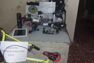 Yerba Buena: detuvieron a un ladrón que huía con una bici de niño y un proyector de películas