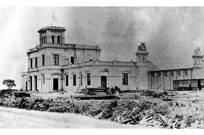 Tucumán retro: la estación de trenes más antigua de Tucumán, en 1870