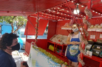 El Mercado en tu Barrio: mañana se instalará en la plaza San Martín