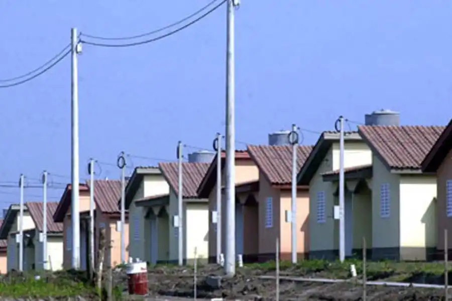 VIVIENDAS EDIFICADAS MEDIANTE PROGRAMAS ESTATALES. Archivo LA GACETA