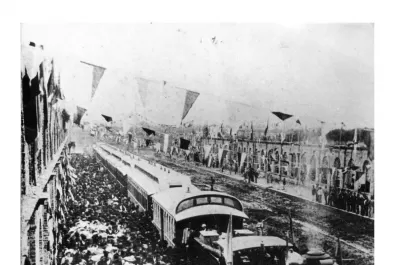 Tucumán retro: de etiqueta para recibir al tren, en 1891
