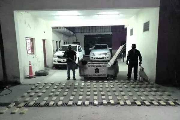 Hallan 147 kilos de cocaína