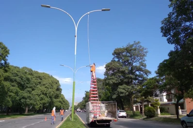 Alumbrado público: se hicieron mejoras en diversos barrios