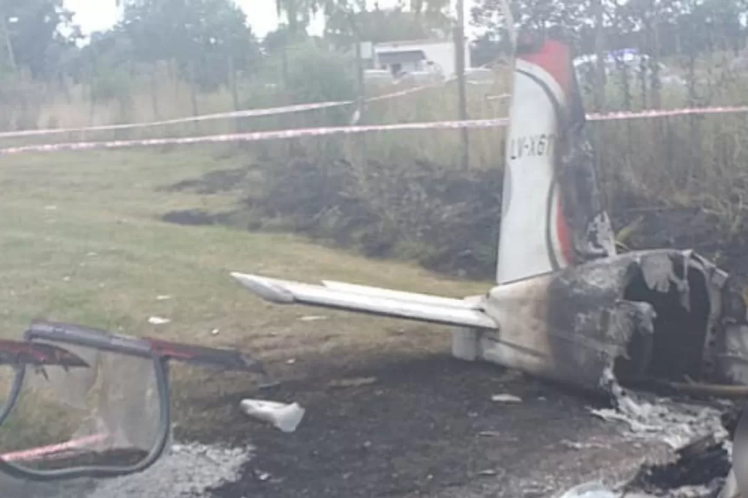 Buenos Aires: cayó una avioneta y hay dos muertos