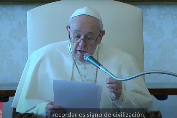 El Papa instó a recordar el Holocausto: estas cosas pueden suceder de nuevo