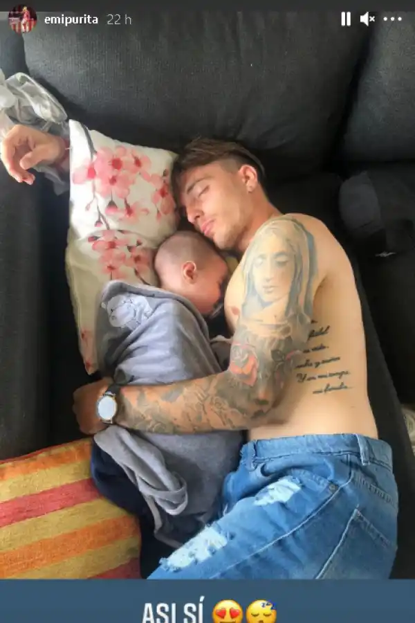 DESCANSO. Emiliano Purita aprovecha las mini vacaciones para disfrutar de su familia. 