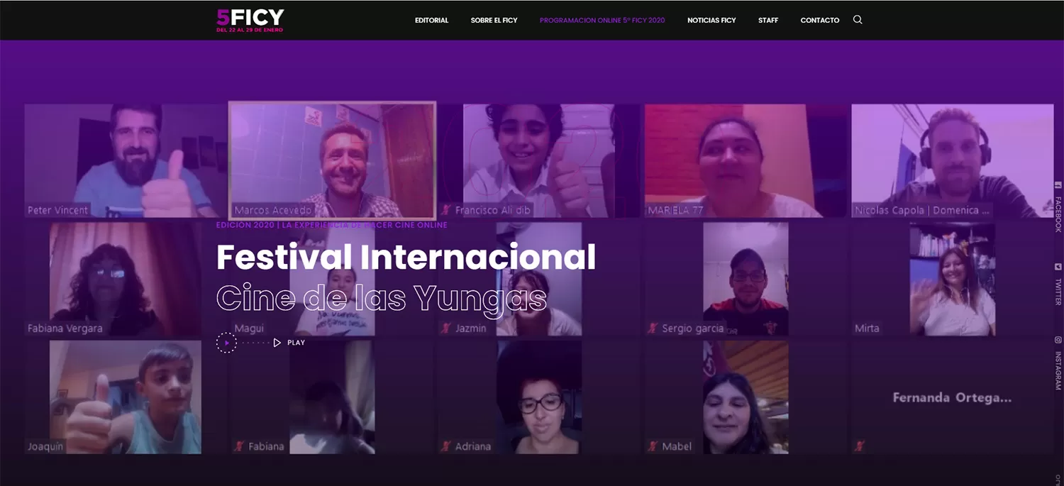 Festival virtual: cine medioambiental desde Tafí Viejo