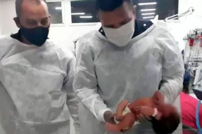 Abandonaron un bebé en una bolsa plástica